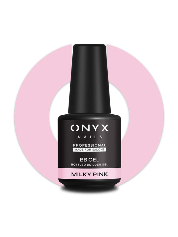 Żel budujący w buteleczce BB3 – Milky Pink 15ml