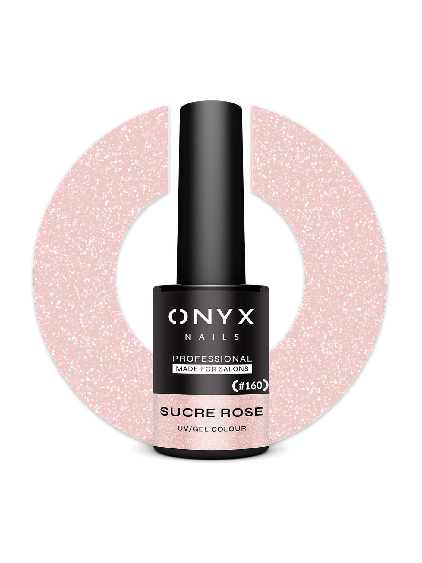 160 Lakier hybrydowy Sucre Rose 7 ml