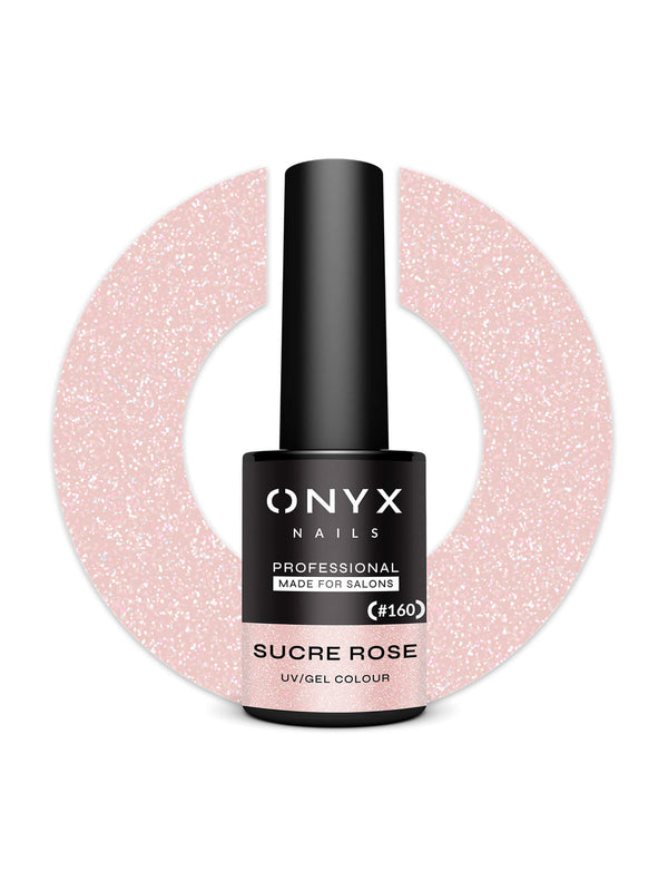 160 Lakier hybrydowy Sucre Rose 7 ml