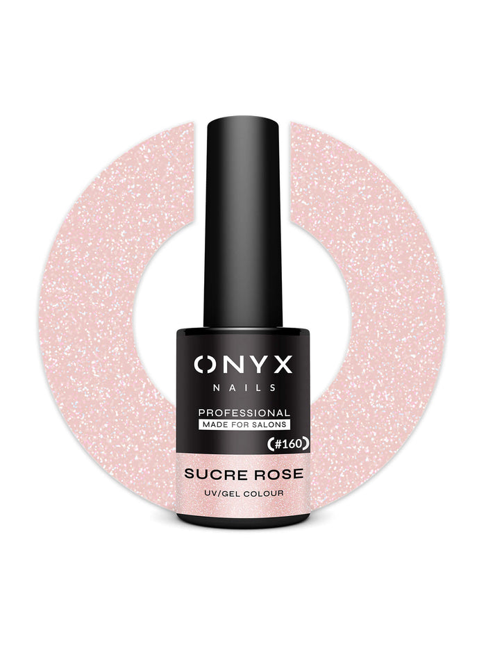 160 Lakier hybrydowy Sucre Rose 7 ml