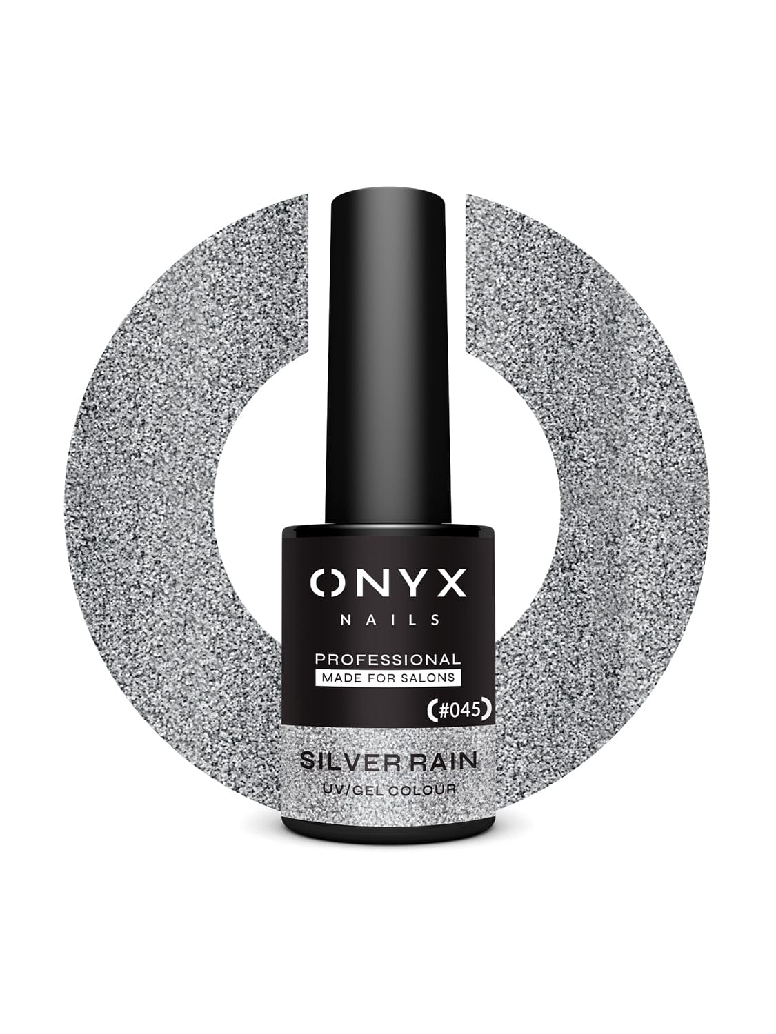 045 Lakier Hybrydowy Silver Rain 7ml