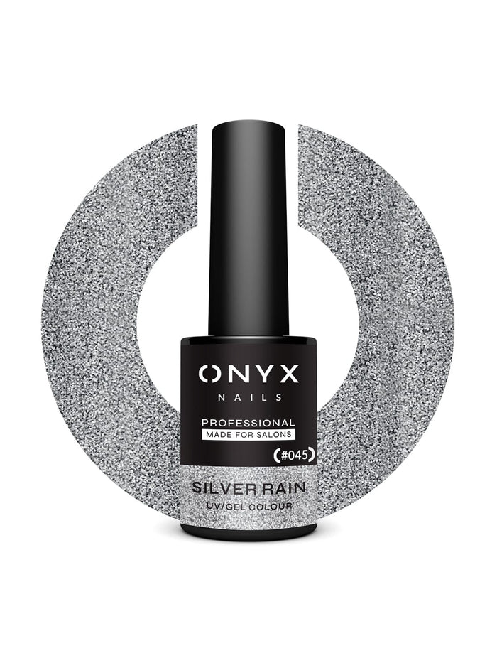045 Lakier Hybrydowy Silver Rain 7ml