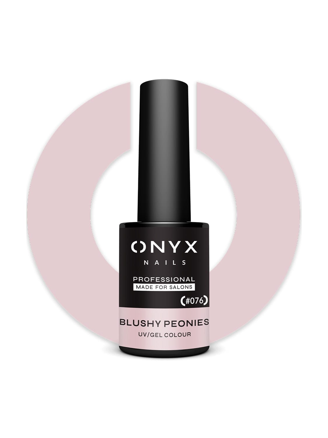 076 Lakier Hybrydowy Blushy Peonies 7ml