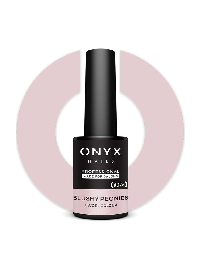 076 Lakier Hybrydowy Blushy Peonies 7ml