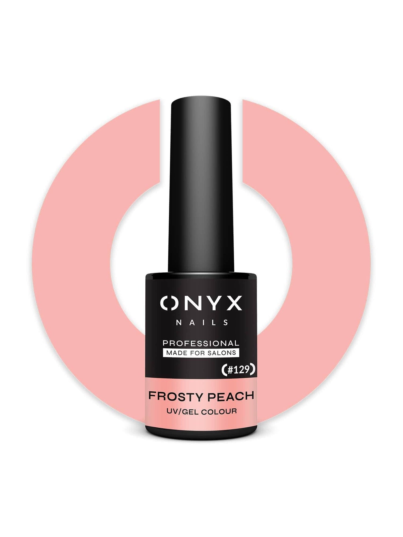 129 Lakier Hybrydowy Frosty Peach 7ml